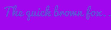 Image with Font Color 604ED7 and Background Color A107EE